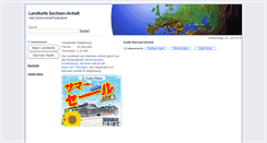 Desktop Screenshot of landkarte-sachsen-anhalt.org