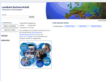 Tablet Screenshot of landkarte-sachsen-anhalt.org